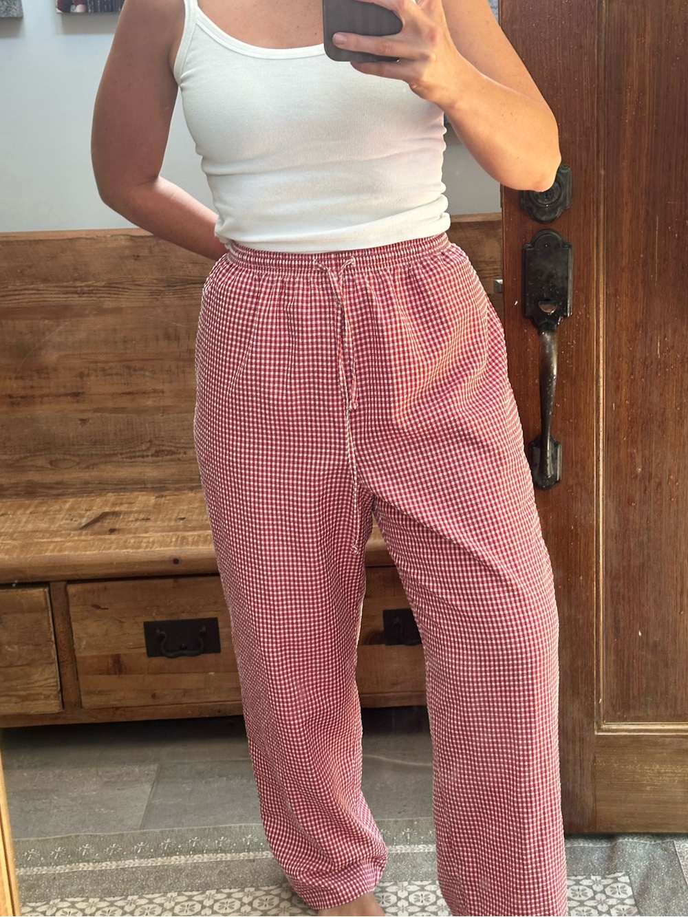 Vintage Gingham Pants